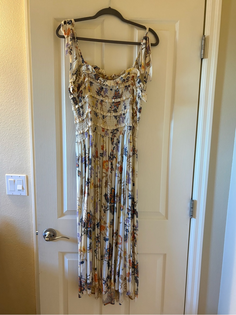 NWOT Free People Island Floral Print Midi Dress